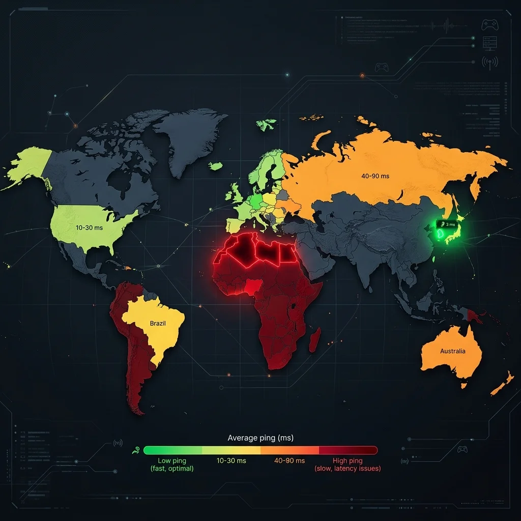 Average Ping by Country 2026: Best and Worst Latency in Gaming