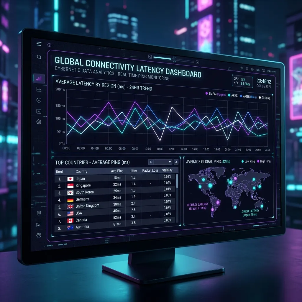 Average Ping by Country 2026: Best and Worst Latency in Gaming