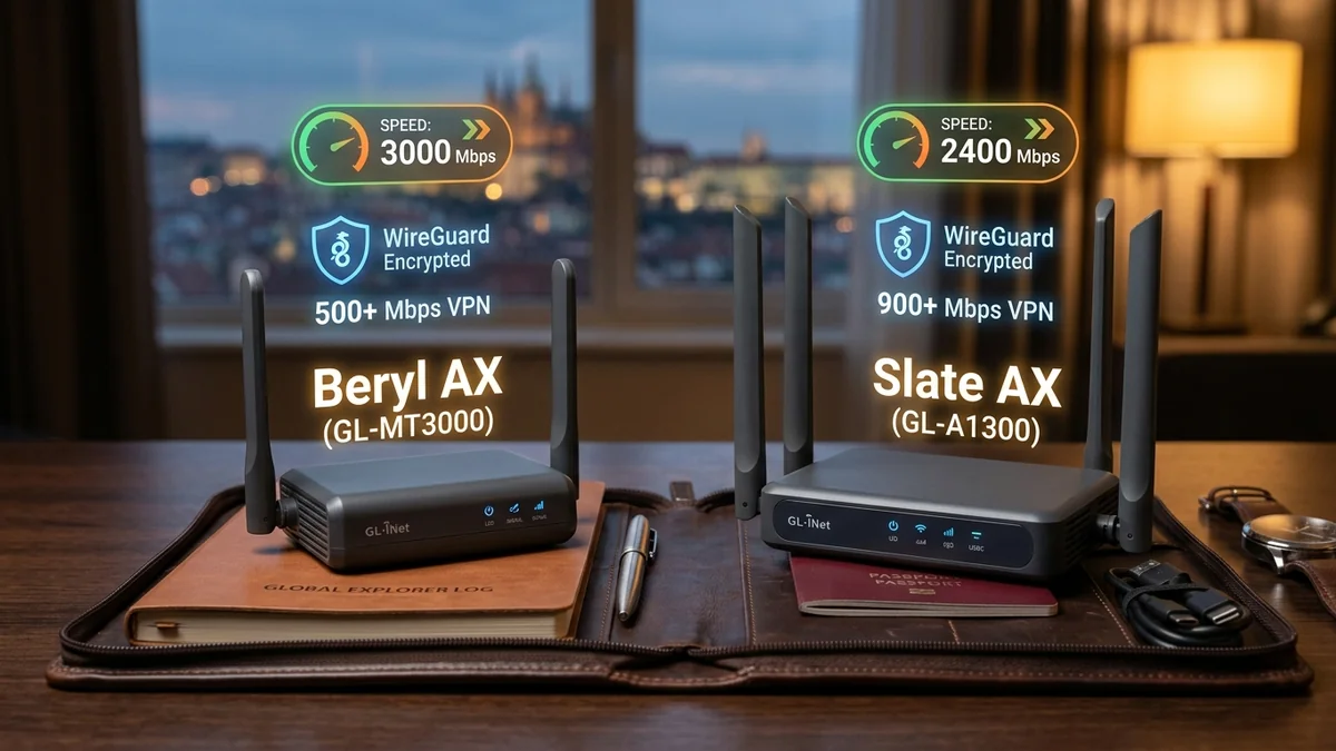 GL.iNet Beryl AX vs Slate AX: Which Travel Router Should You Buy in 2026?