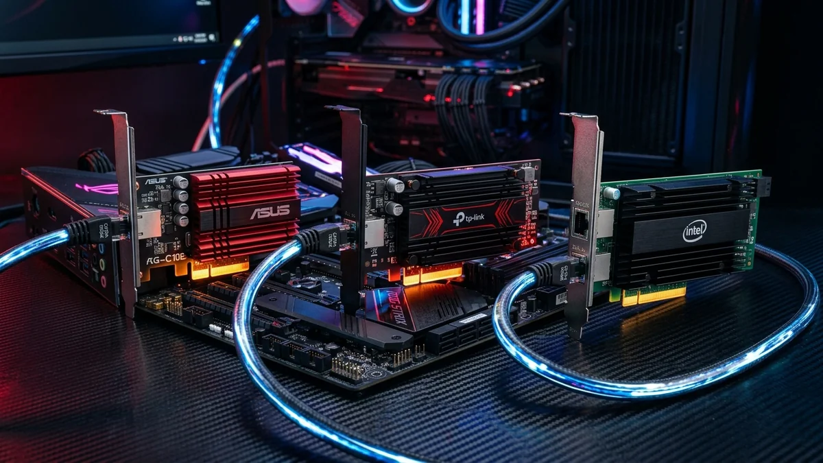 The 4 Best 10-Gigabit PCIe Network Cards for PC Gaming & Creators (2026)