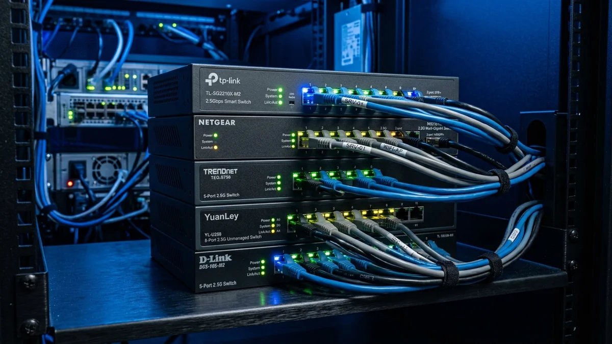 The 5 Best 2.5-Gigabit Ethernet Switches on Amazon (2026 Rankings)