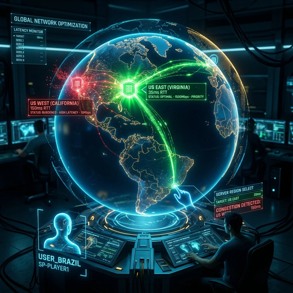 How to Choose the Best Server Region for Lowest Ping (Every Major Game)