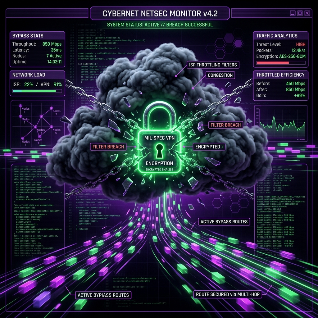 How to Bypass ISP Throttling: Stop Evening Internet Speed Limits with Encryption