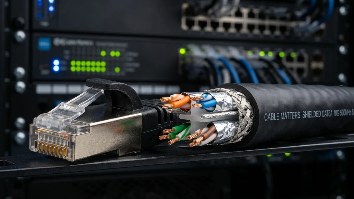 Cable Matters Shielded Cat6a Review: 10G S/FTP Patch Cable for Server Racks & Gaming