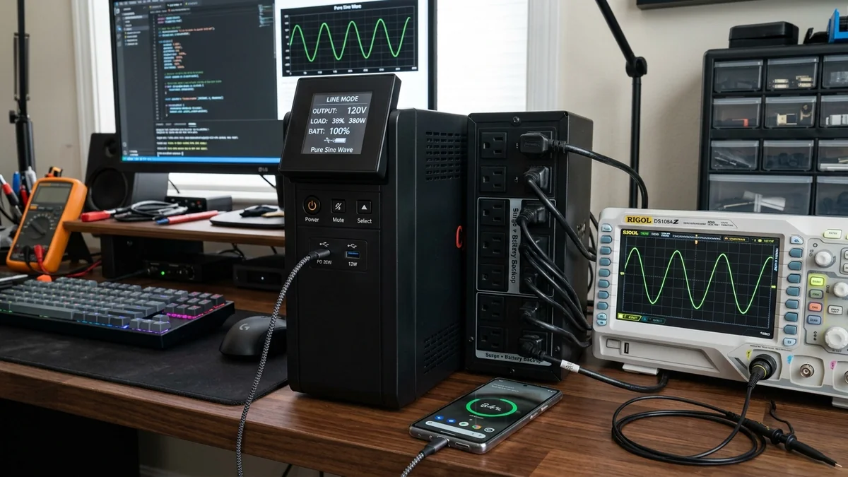 CyberPower CP1500PFCLCD PFC Sinewave UPS Review: Top Active PFC Protector Tested