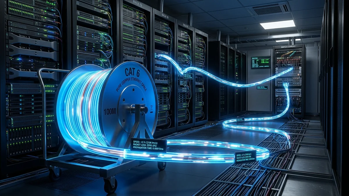 Does Ethernet Cable Length Slow Down Internet? (The 100m Physics Truth)