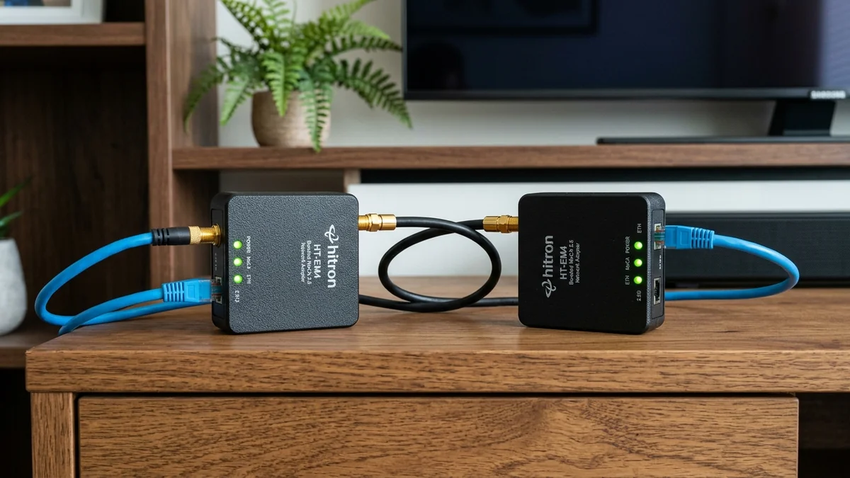 Hitron Bonded MoCA 2.5 (HTEM4) Review: Turn Coaxial Cables into 2.5Gbps Ethernet