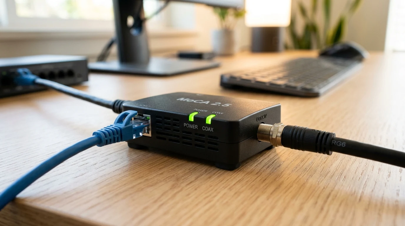 Hitron Bonded MoCA 2.5 Adapter Kit (HTEM4) Review: Turn Coaxial Cables into 2.5Gbps Ethernet