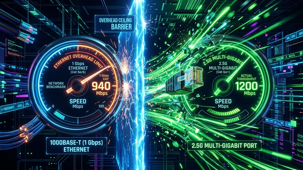 How ISPs Fake 1 Gigabit Speed: The Bursting & Overhead Trap