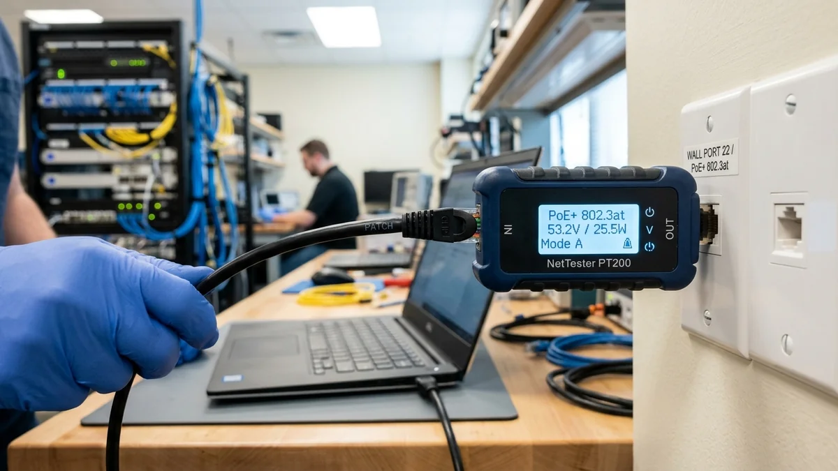 How to Test & Verify PoE Voltage: Preventing Equipment Damage on Live Switches