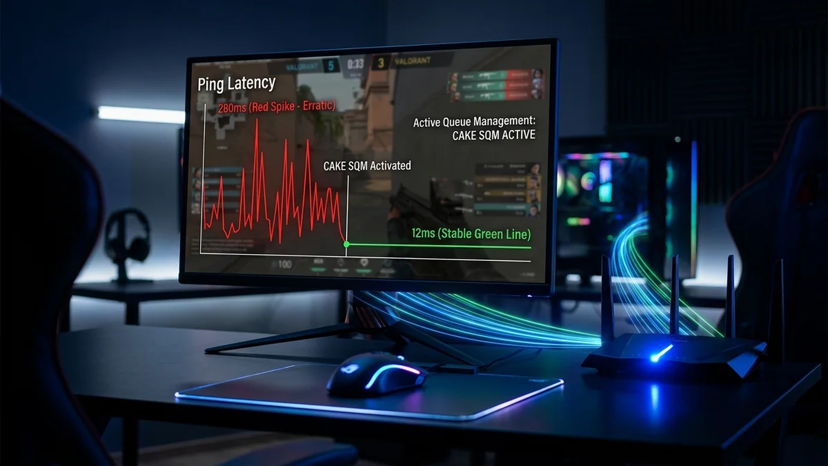 How to Fix Bufferbloat and Eliminate High Ping Spikes in Online Gaming