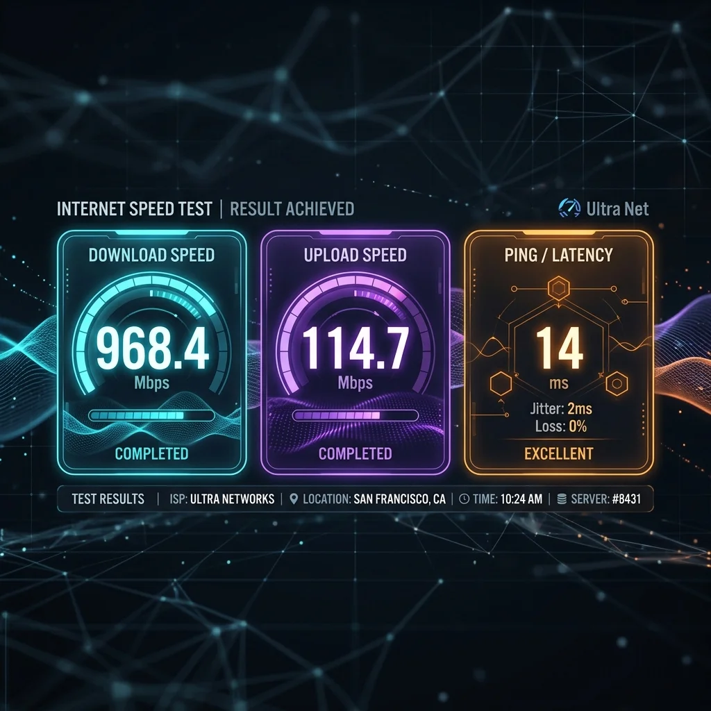How to Read Your Speed Test Results: Download, Upload, Ping & Jitter Explained