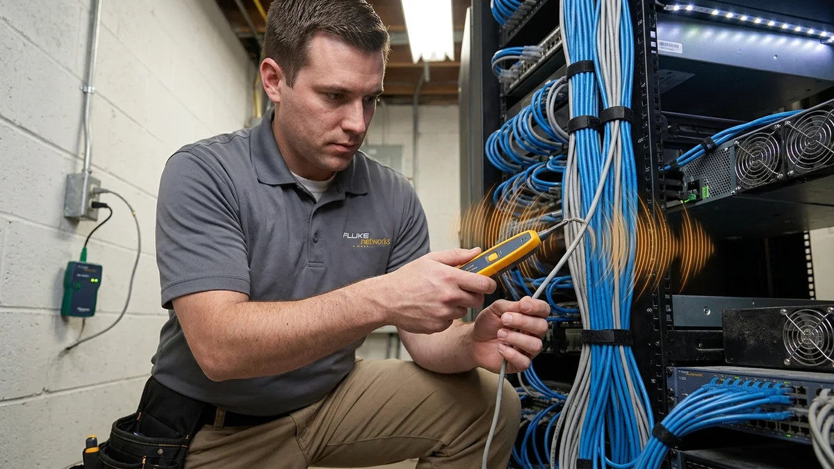 How to Use a Tone Generator & Probe to Trace Unlabeled Ethernet Cables