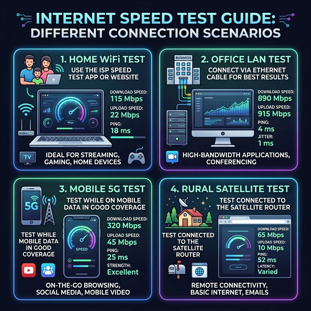 Speed Test Protocol for Every New Connection
