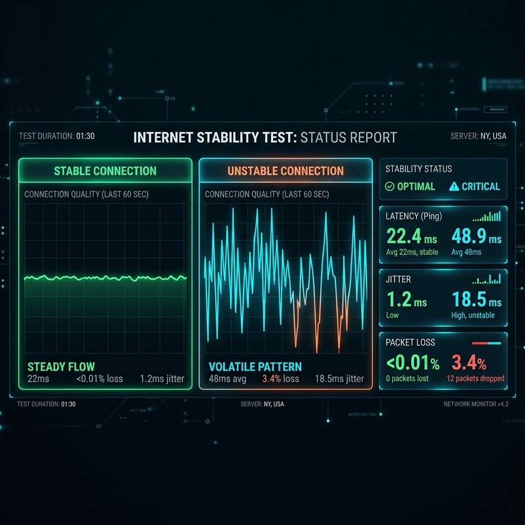 How to Test Your Internet Stability (Not Just Speed)