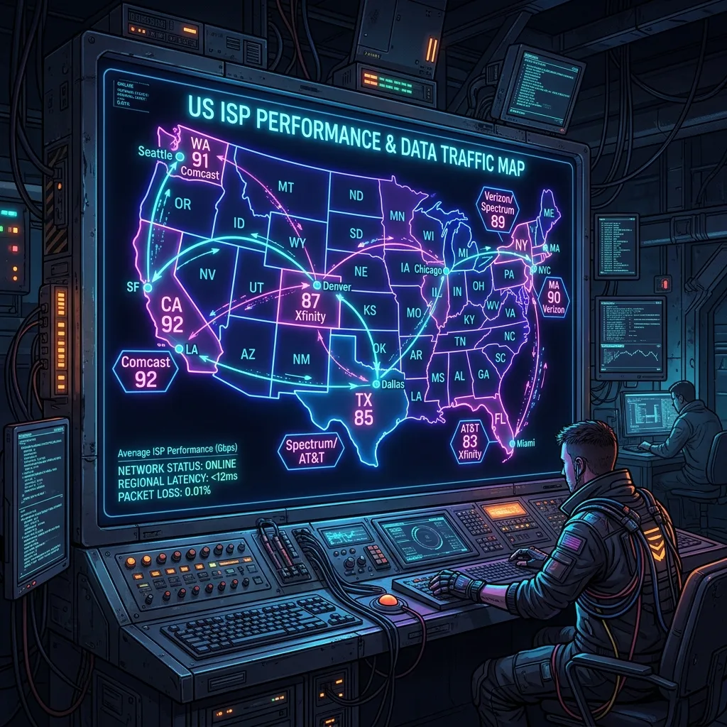 US ISP Performance Ranking 2026: Speed, Reliability, and Latency vs Price