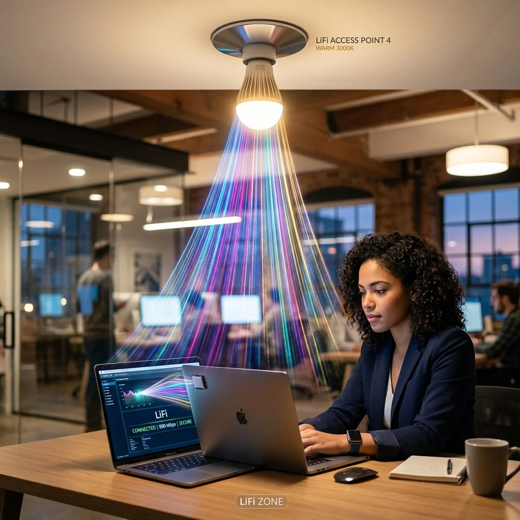 LiFi Technology: How Your Lightbulbs Will Deliver 100 Gbps Internet Speeds