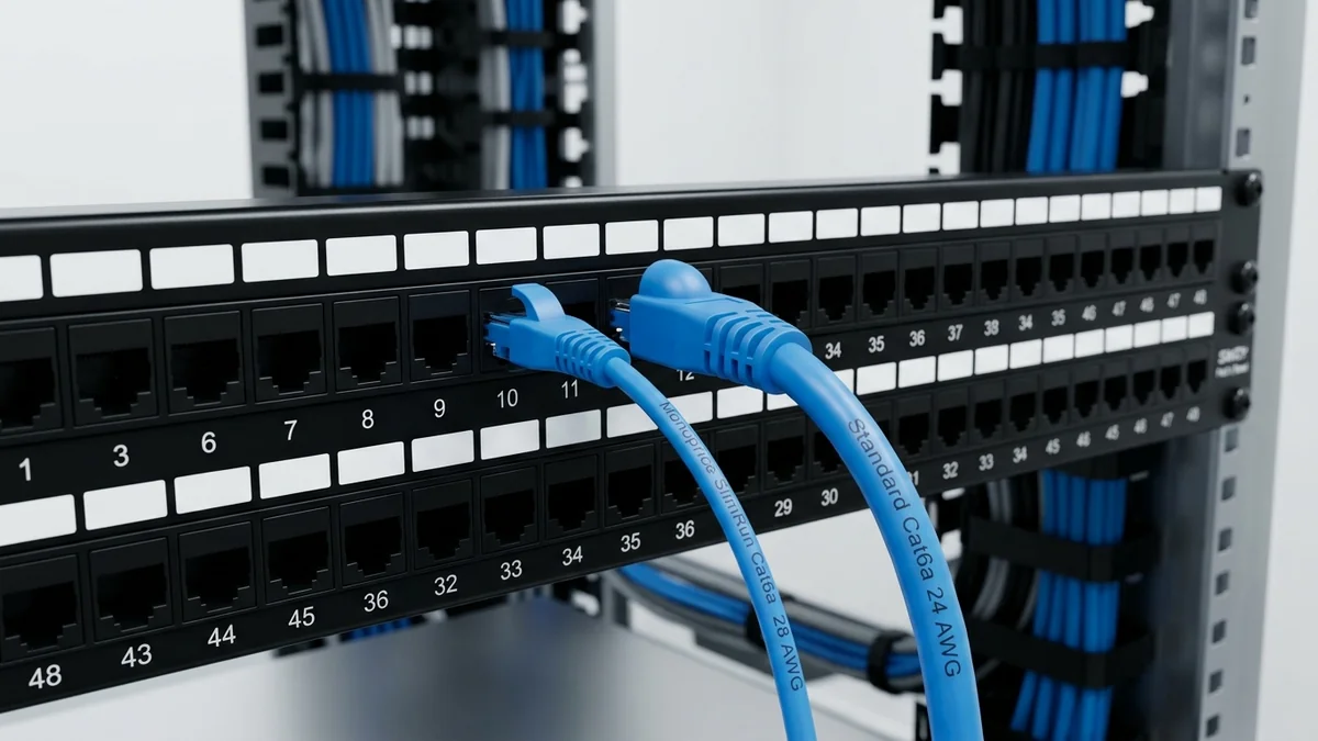 Monoprice SlimRun Cat6a Review: Ultra-Thin 28 AWG 10G Patch Cords Tested