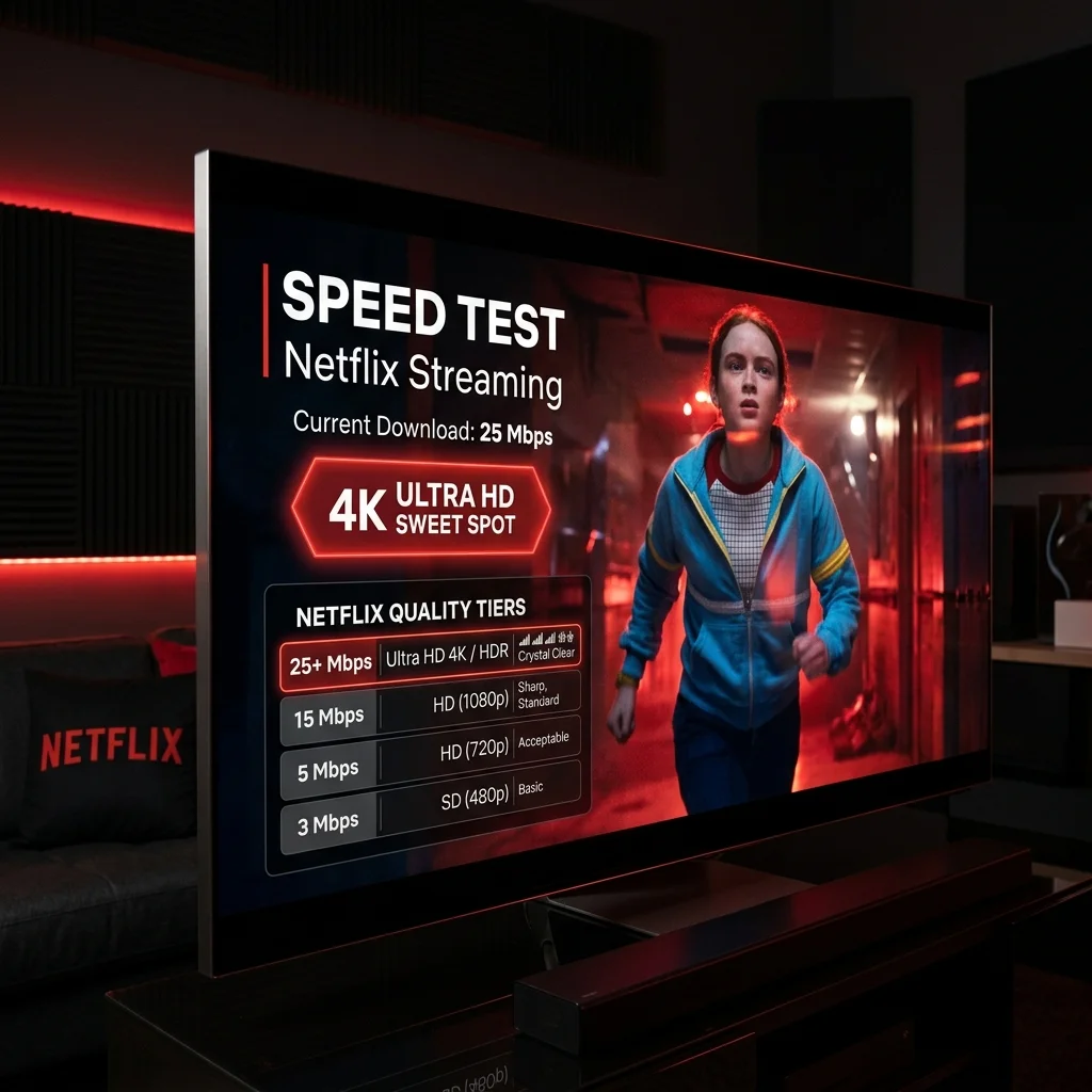 Netflix 4K Speed Requirements: Does 25 Mbps Really Work? We Tested It