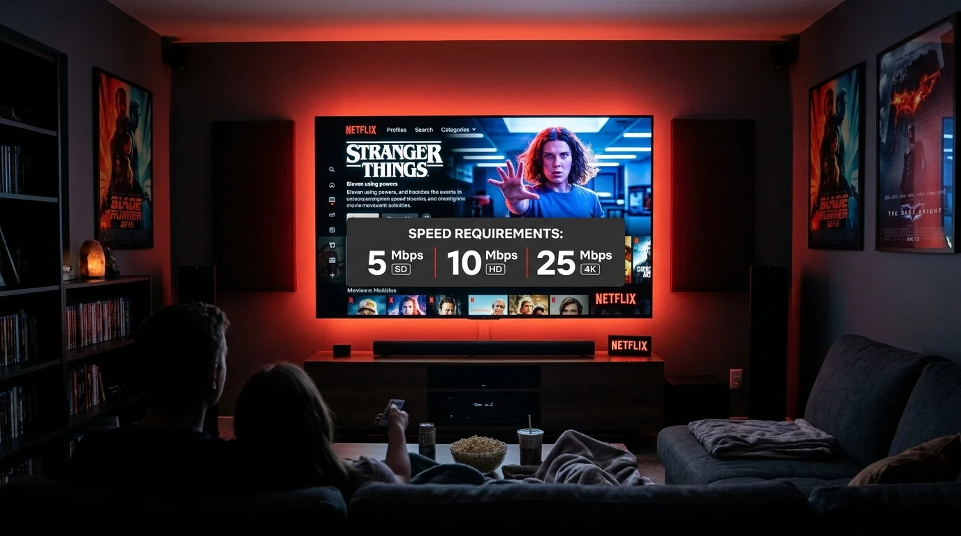 Netflix 4K Speed Requirements: Does 25 Mbps Really Work? We Tested It