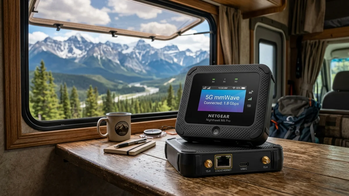 Netgear Nighthawk M6 Pro 5G Hotspot Review (MR6500): 2.5GbE & mmWave Tested