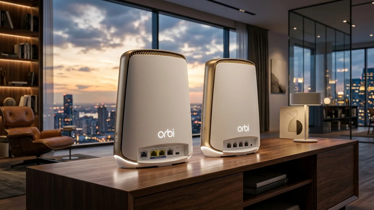Netgear Orbi 970 Review: The $2,299 Quad-Band Wi-Fi 7 Luxury Super-System