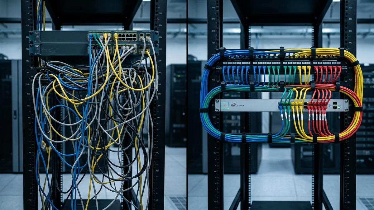 Patch Panel vs Direct Switch Termination: Why Permanent Wiring Needs a Panel