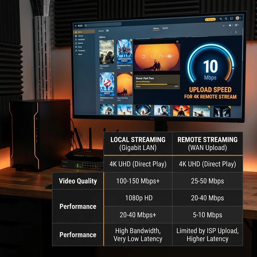 Plex Server Upload Speed: How Much is Needed?
