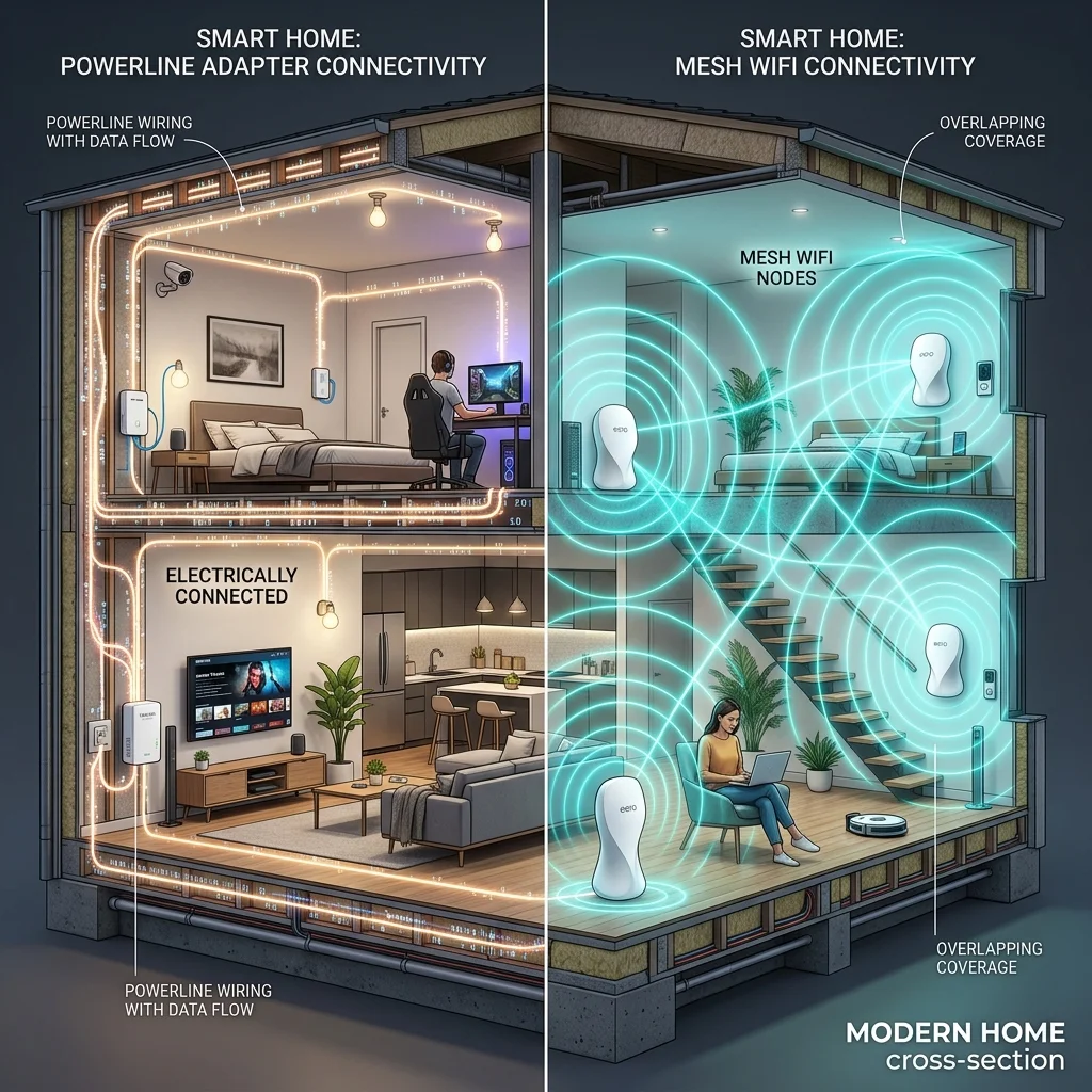 Powerline Adapters vs. Mesh WiFi: The Ultimate 2026 Showdown