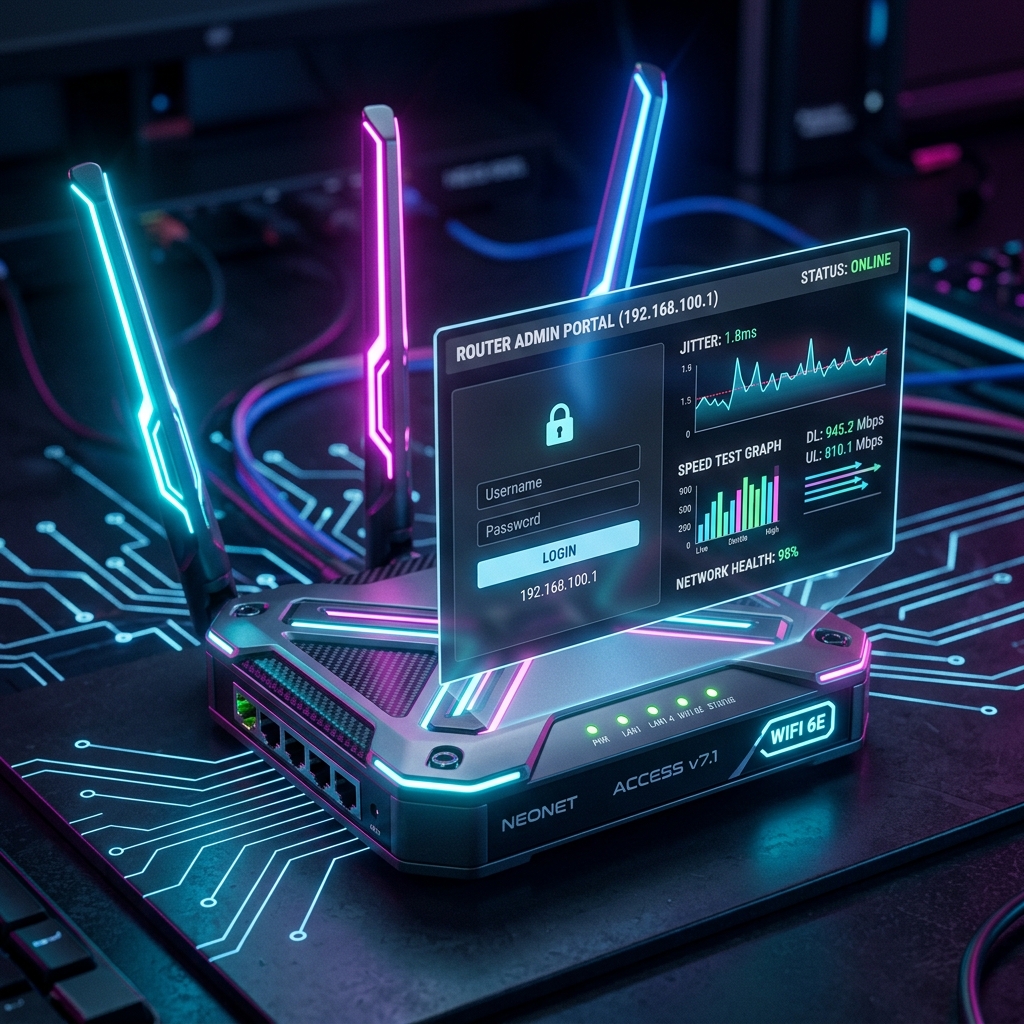 192.168.100.1 Login Speed Test: How to Diagnose Your Router's Internal Speed Bottleneck