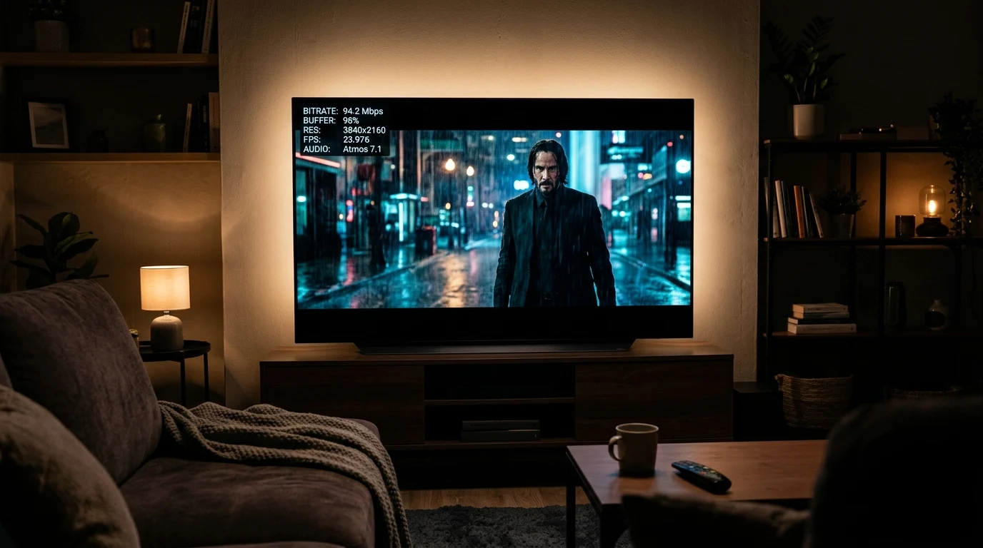 Secret Netflix Stream Info Shortcut: Real-Time Bitrate, Buffer & CDN Check (2026)