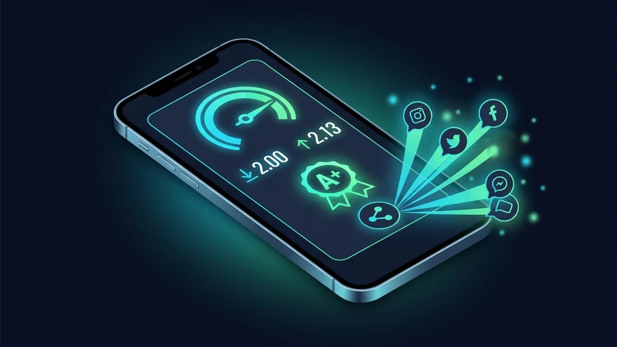 Turn Your Speed Test Result Into a Shareable Card
