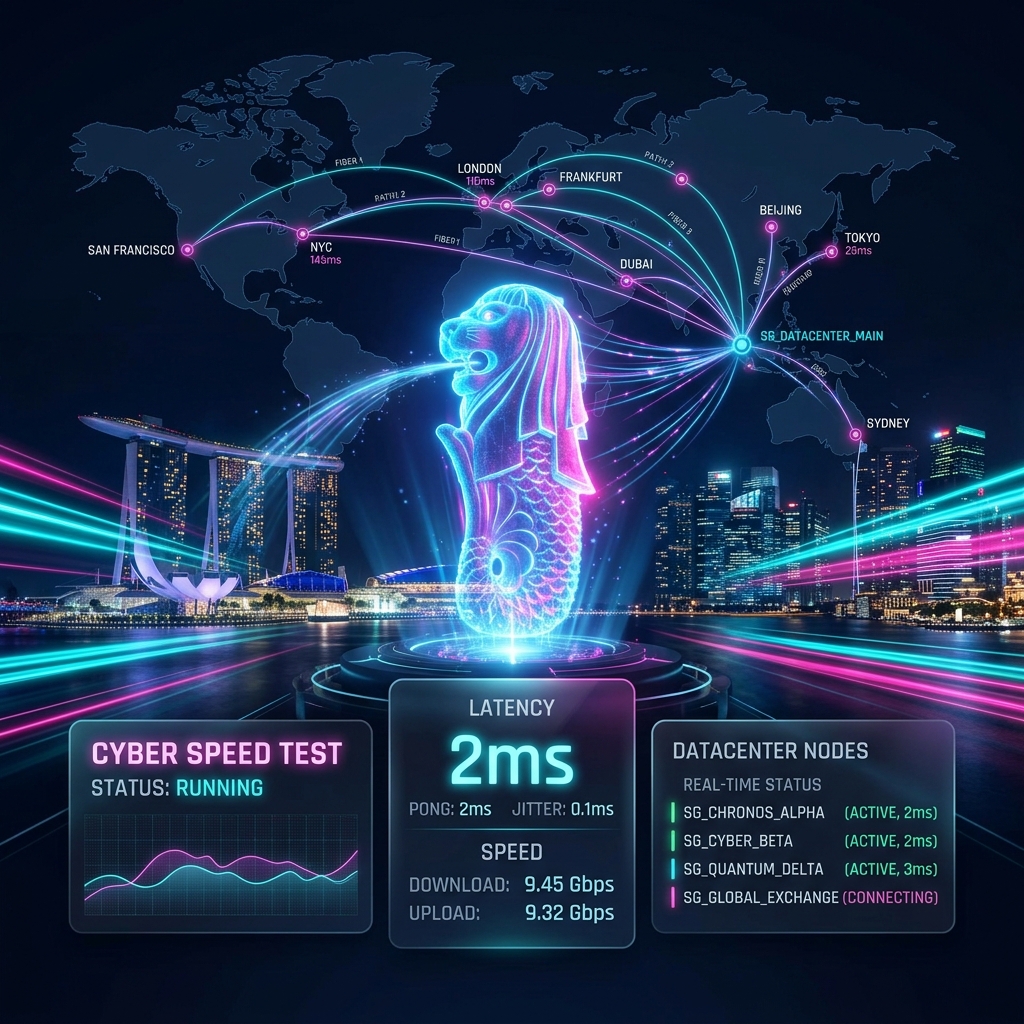 Singapore Speed Test 2026: How to Optimize Your Routing and Low-Latency Gaming to SG Data Centers