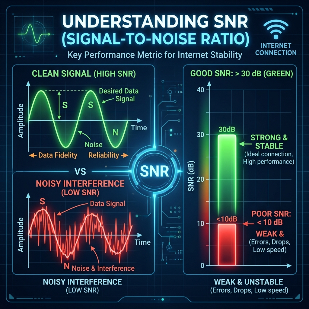 Understanding SNR (Signal-to-Noise Ratio) in Your Modem