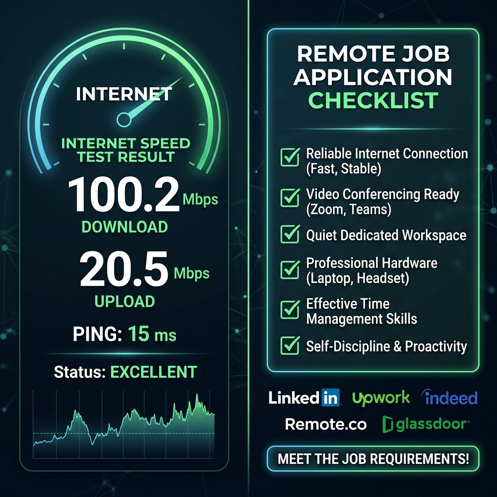 Speed Test for Remote Job Applications: What Employers Actually Check