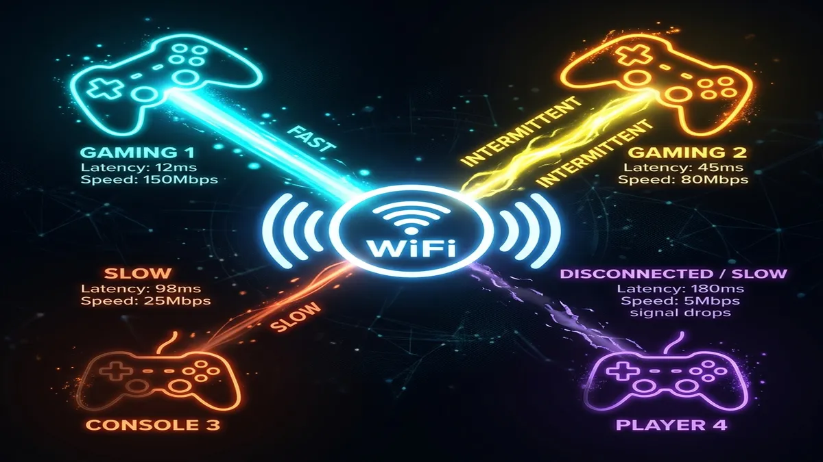 Why Your Squad Has Different Ping on the Same WiFi
