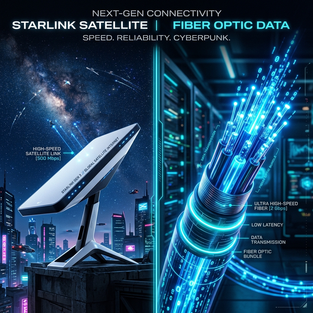 Starlink Gen 3 vs Fiber: Real Speed & Ping Benchmark