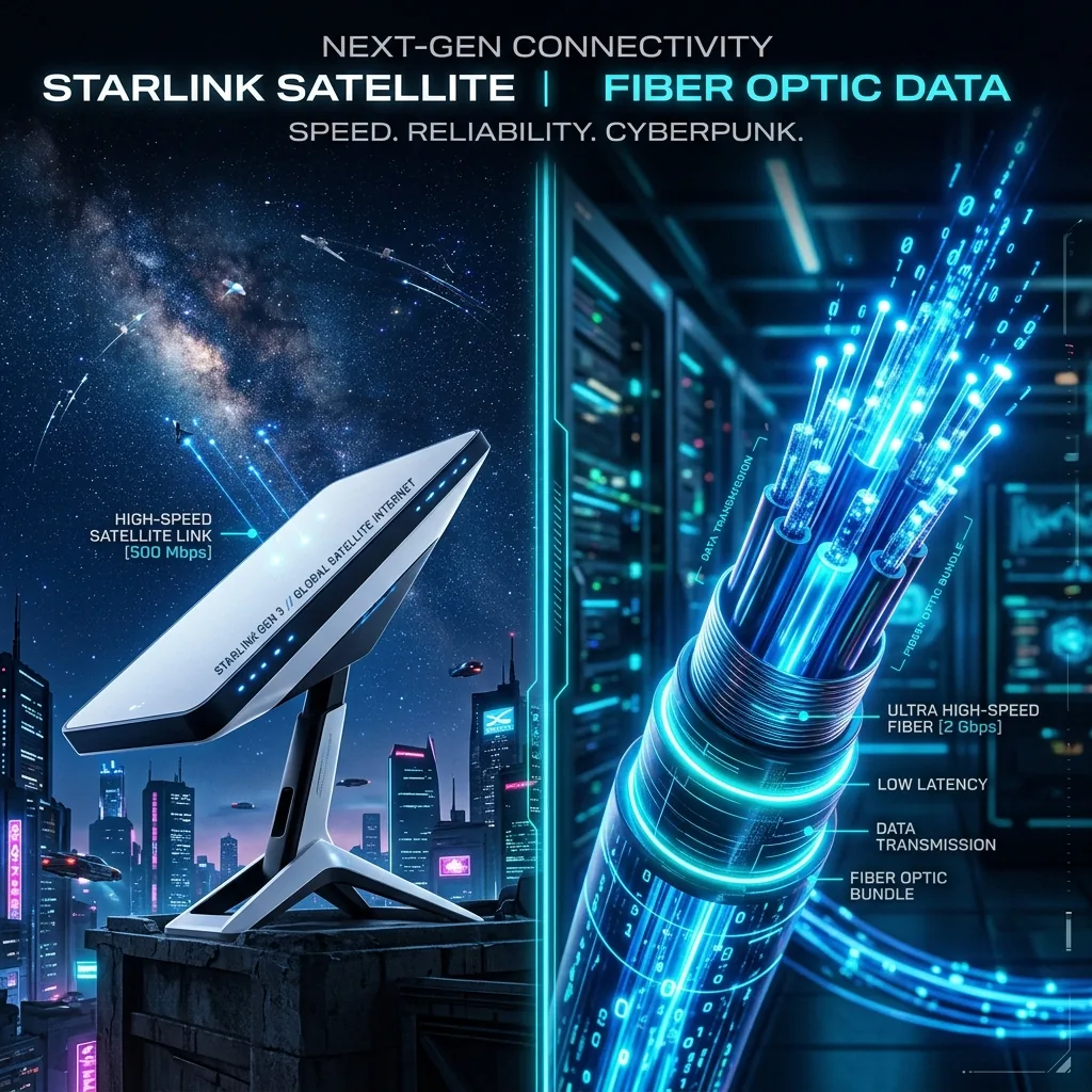 Starlink Gen 3 vs Fiber: Real Speed & Ping Benchmark