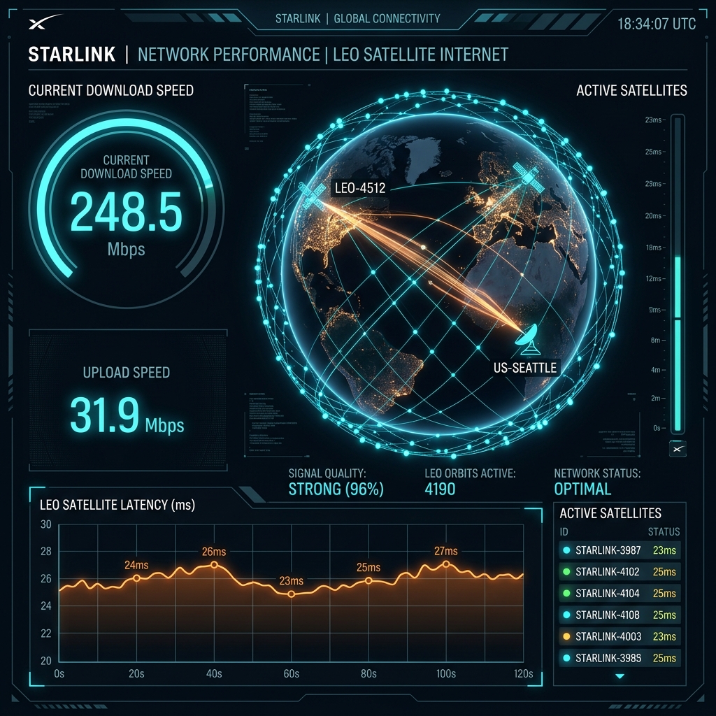 Starlink Latency Speed Test: Why LEO Satellites Beat Geostationary Cable