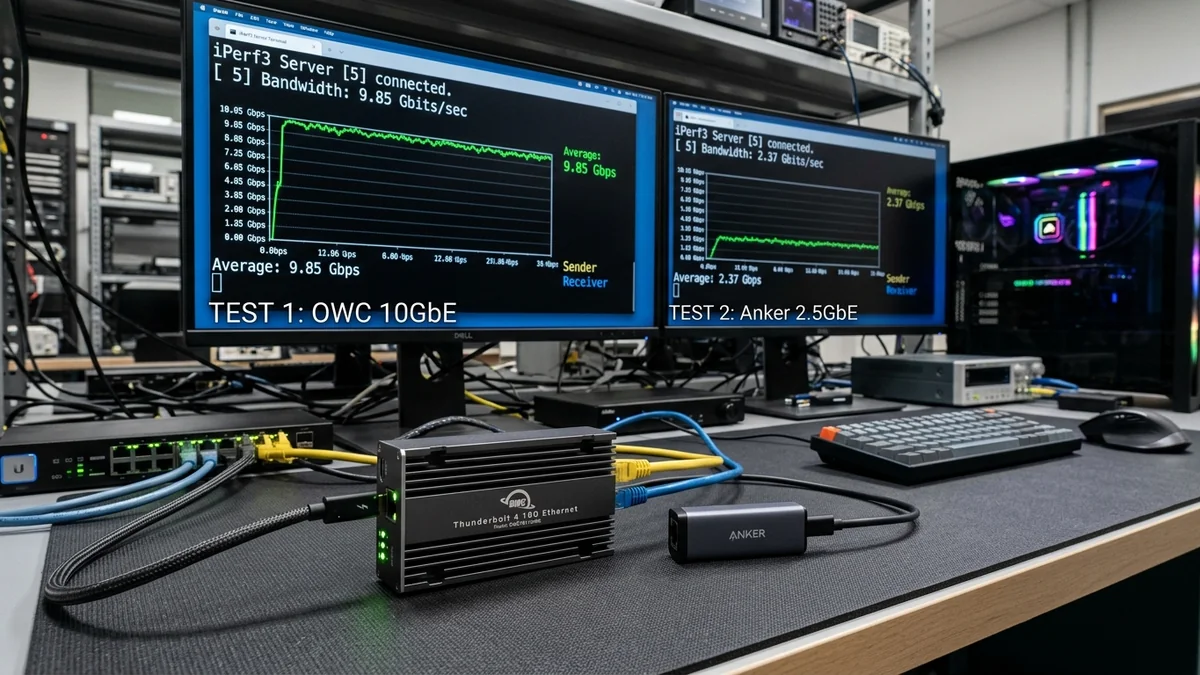 Thunderbolt 4 vs USB-C 10G Ethernet: Throughput, Latency & Thermal Benchmark