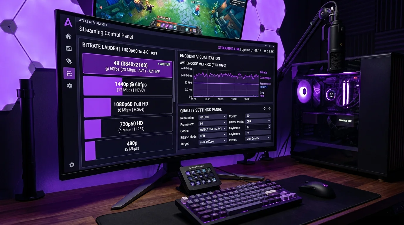 Twitch Streaming Internet Requirements 2026: Bitrate, Resolution & Upload