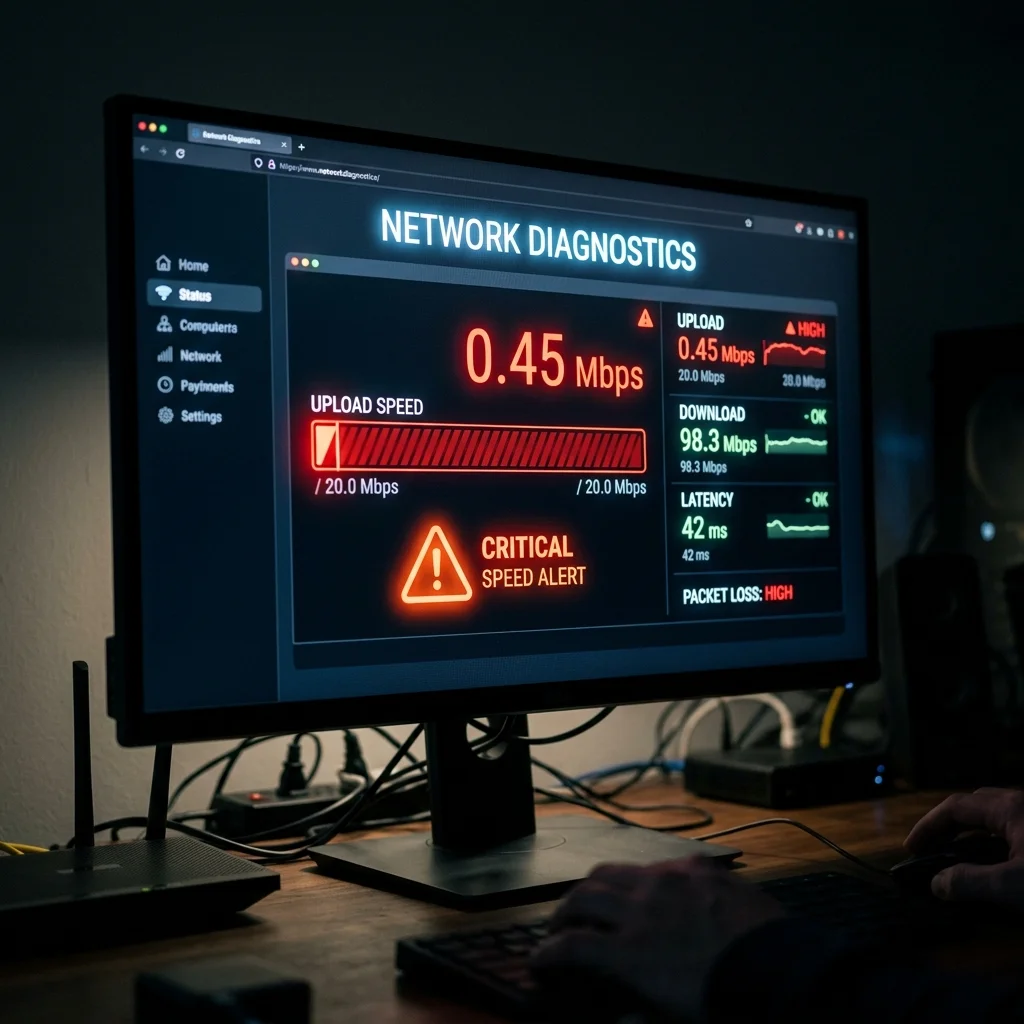 Upload Speed Suddenly Slow? 7 Real Fixes (Not the Obvious Ones)