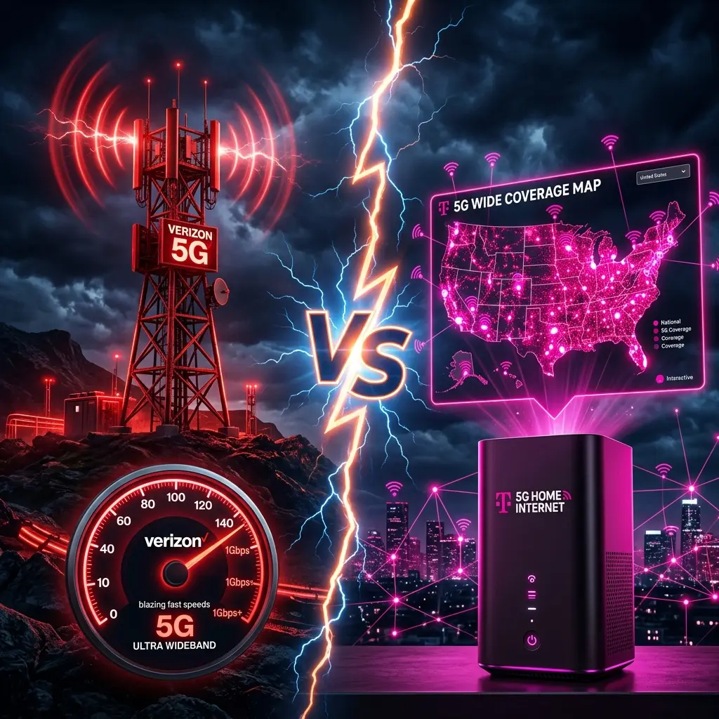 Verizon vs T-Mobile Home Internet 2026: We Tested Both for 60 Days — Here's the Winner
