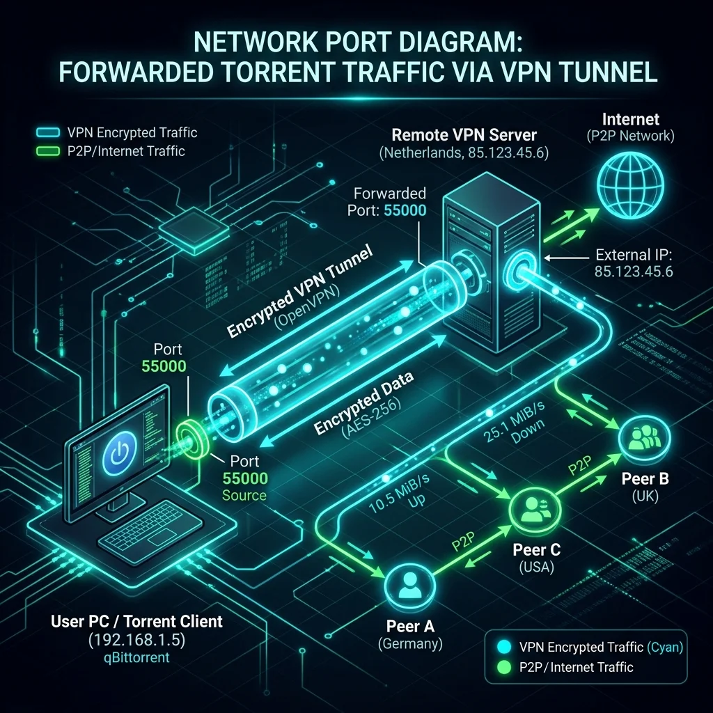 VPN Port Forwarding for Torrents: Fast Downloads Setup (2026)