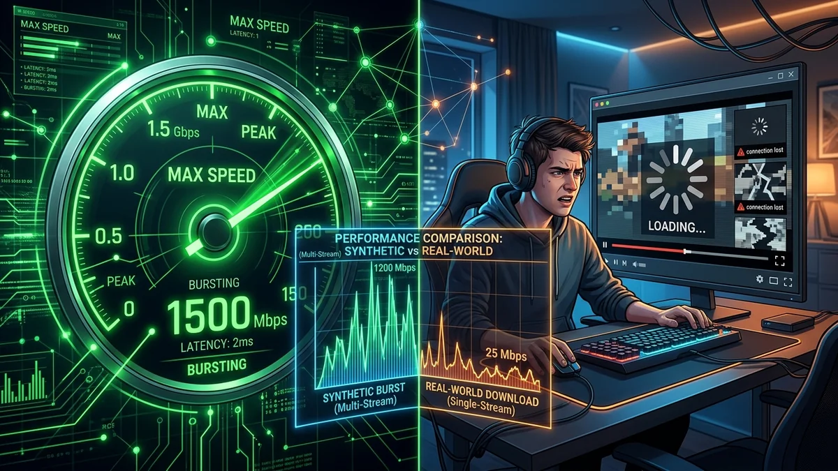 Why Is Your Internet Faster During a Speed Test Than in Real Use?