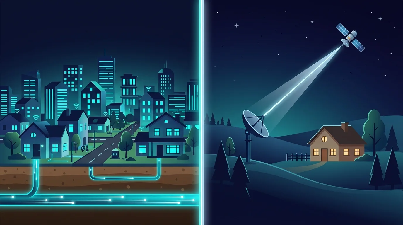 Will Starlink Replace Fiber Internet? The Physics Says No, Not Soon