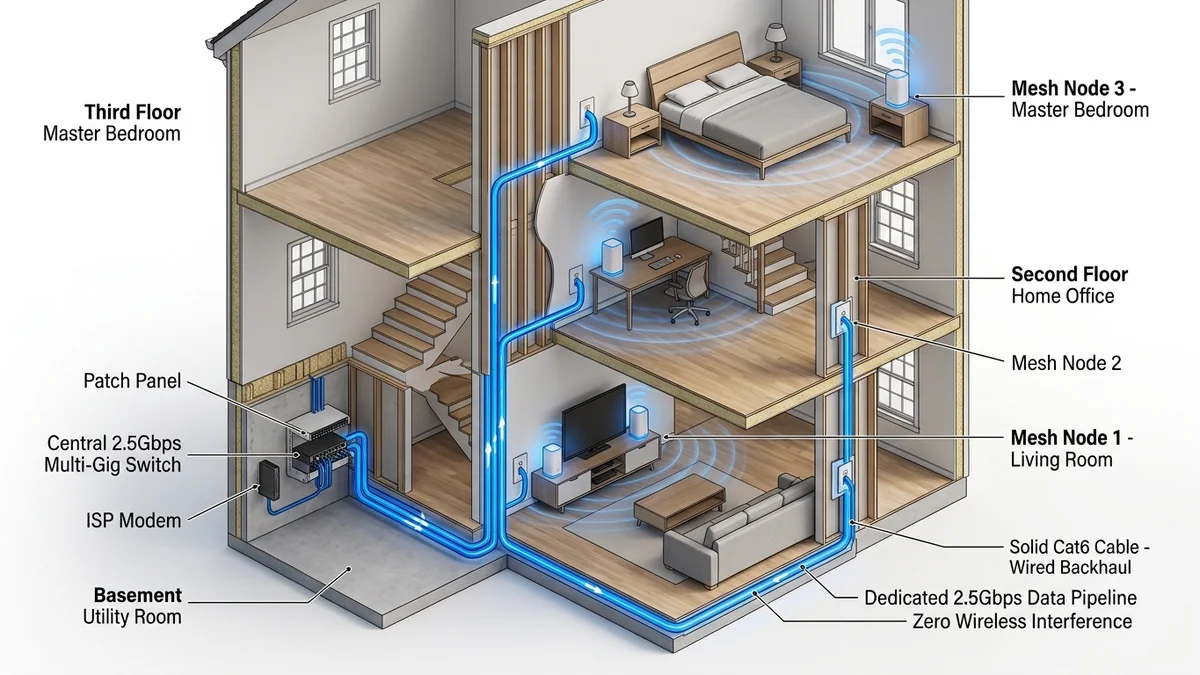 How to Set Up Ethernet Backhaul on Mesh Wi-Fi Routers (Step-by-Step Guide)