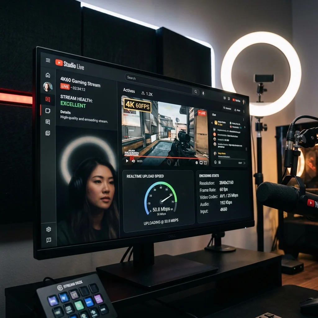 YouTube Live Upload Speed Requirements for 4K Streaming in 2026