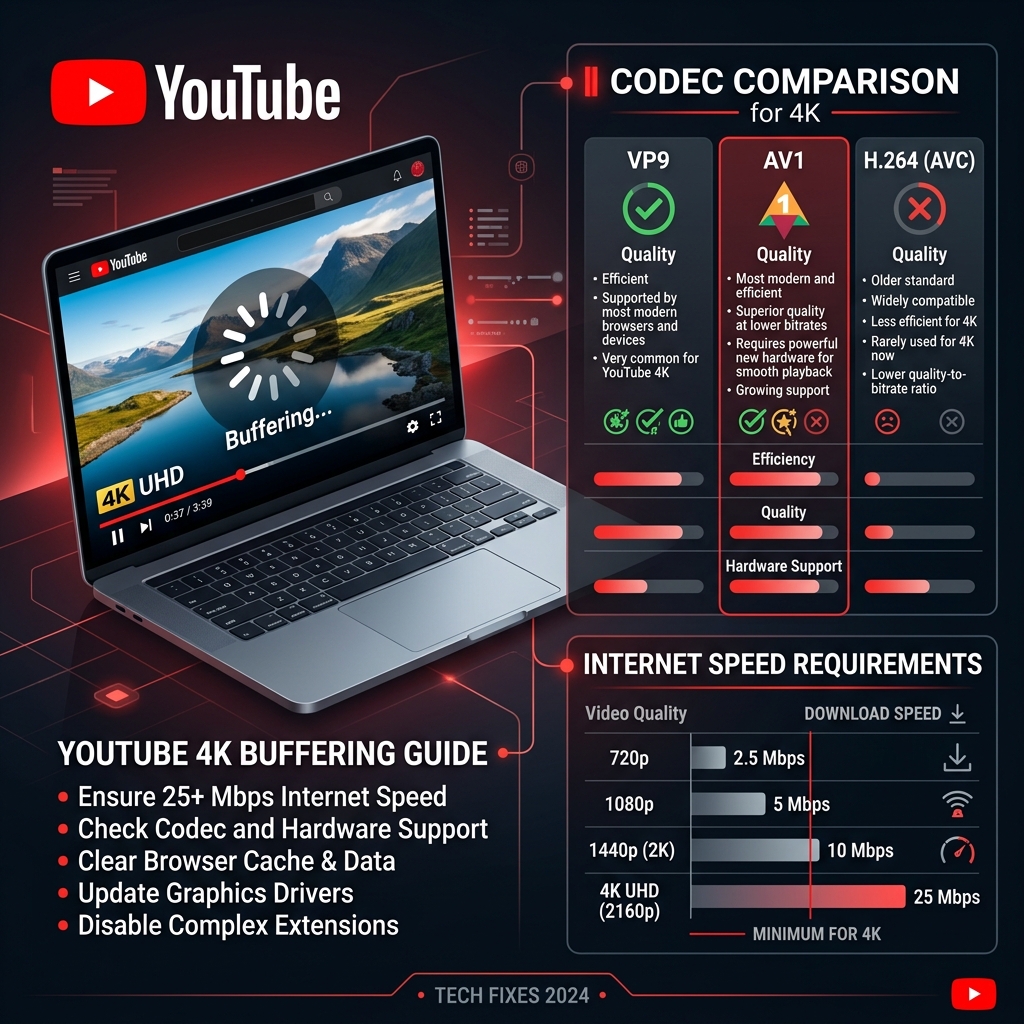 YouTube 4K Still Buffering at 200 Mbps? It Is Probably Your Device, Not Your Internet