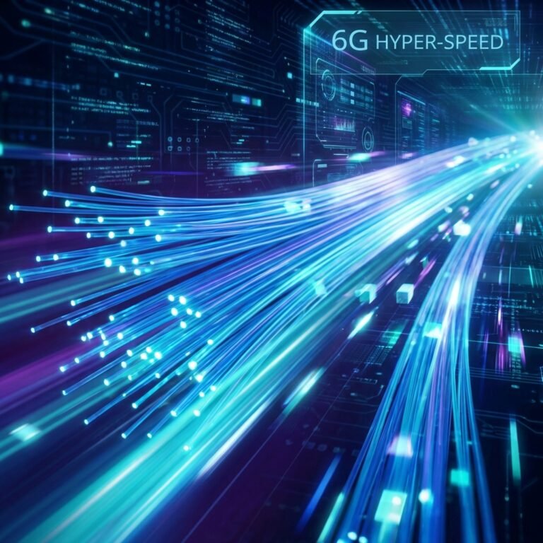 abstract 6g network visualization
